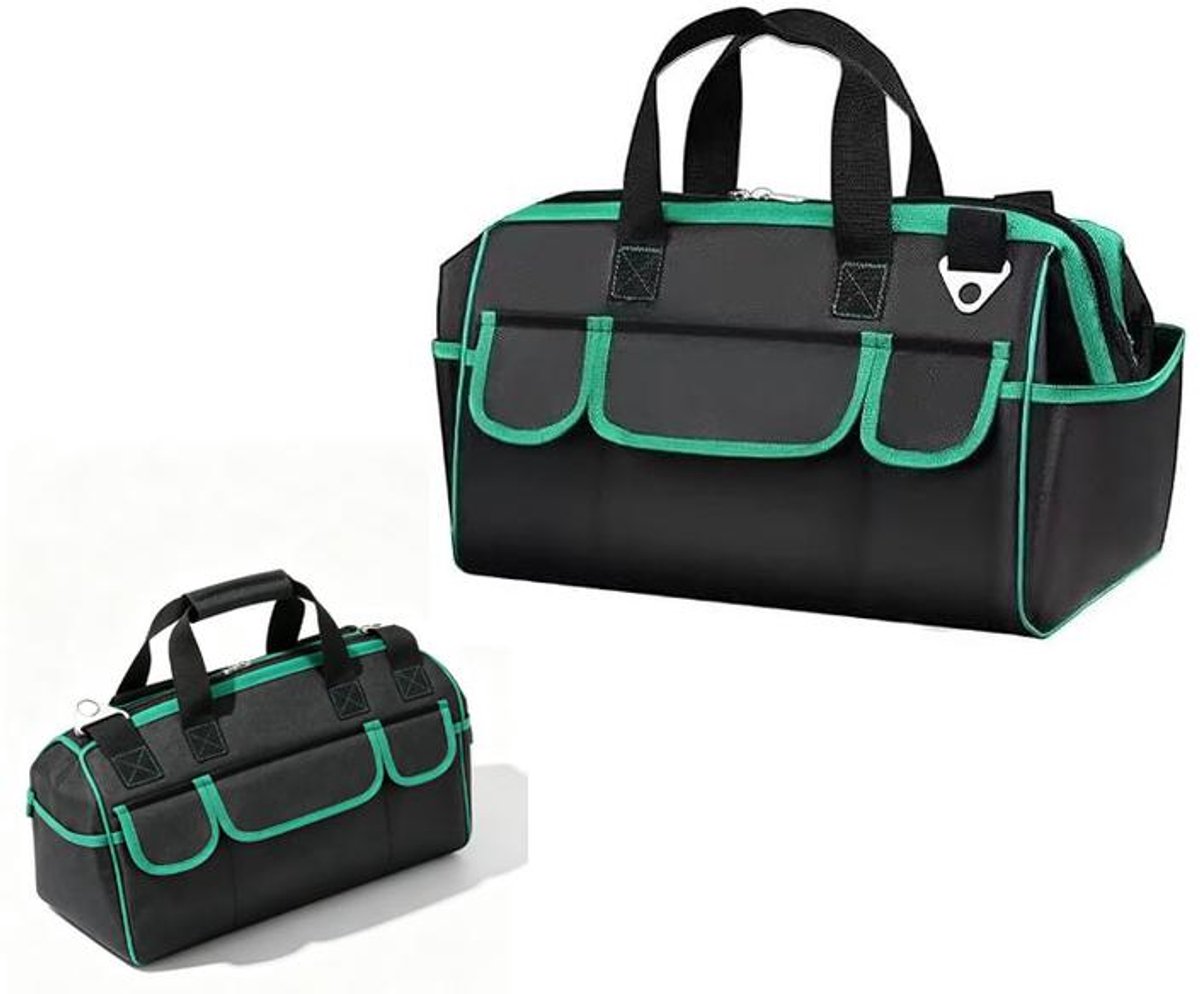 KZQ 32CM Waterproof Tool Bag - Multifunctional Carry Case for Construction Site