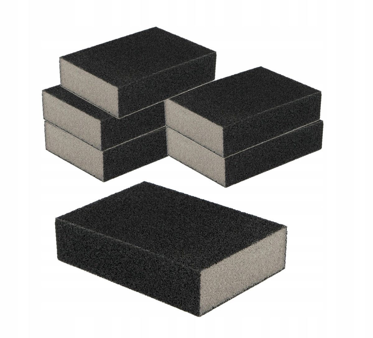 Schuurspons P240 5 stuks - voor verf, hout, metaal