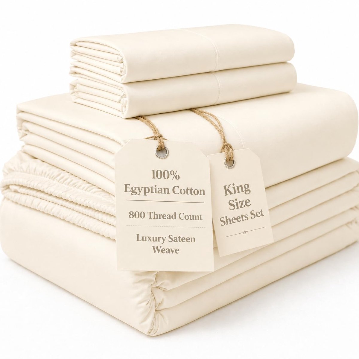 Chateau Home Collection - Beddengoed van Egyptisch katoen, draaddichtheid 800, met diepe zak van satijn, katoen - ShopVlot