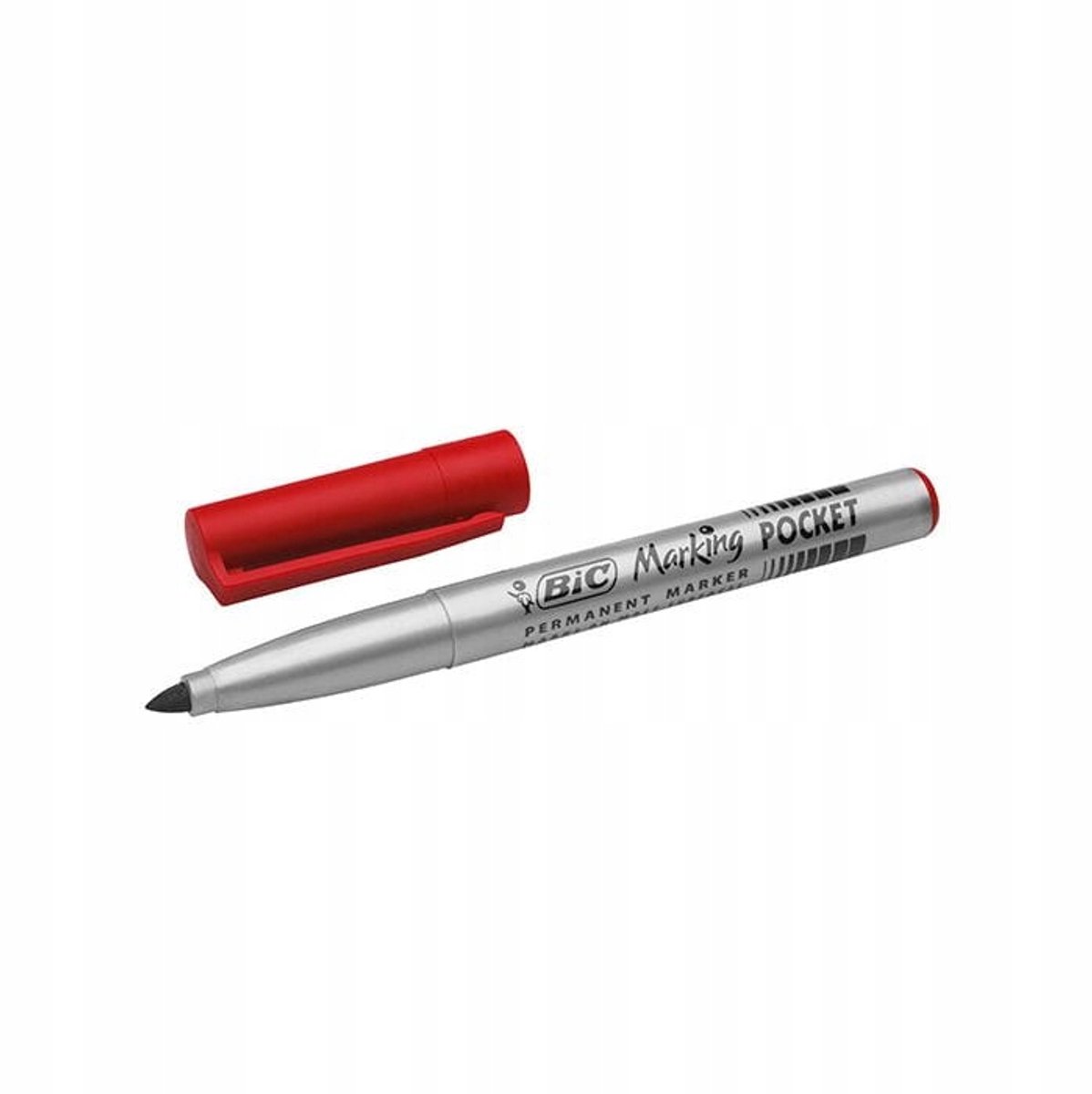 BIC Marker Fine Eco Rood - Permanente Marker met Ronde Punt