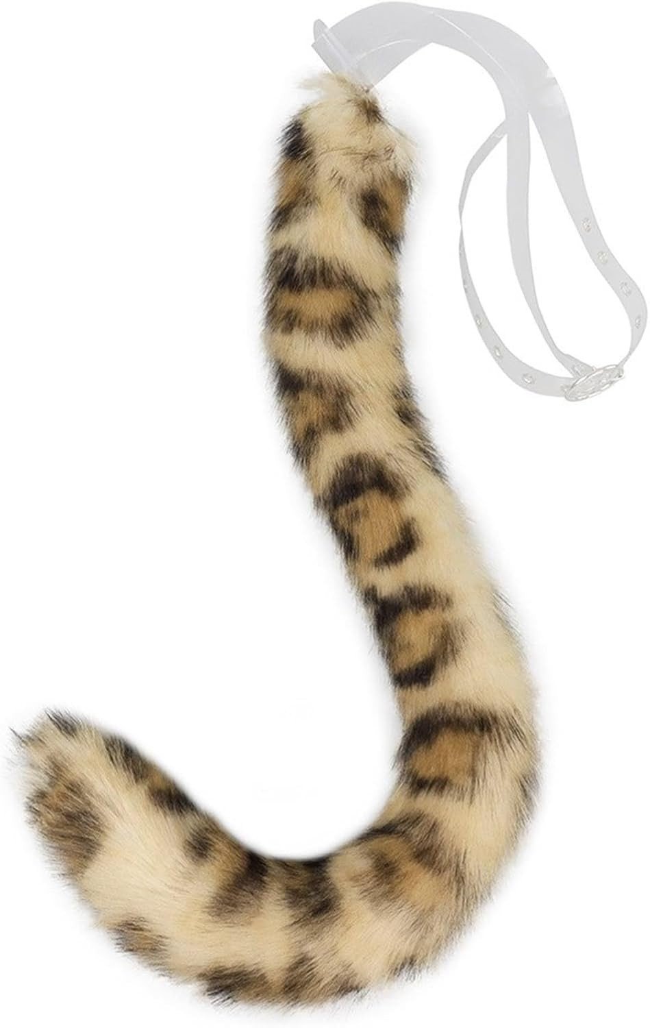 Faux Fur Kattenkostuum met Luipaardstaart voor Halloween en Kerst - Verstelbare Vosstaart en Dierenoutfit