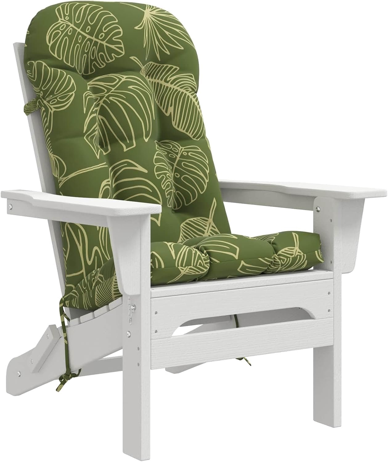 Kussen 100% polyester bladdesign 48 x 112 x 10 cm