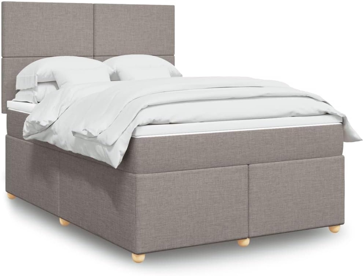 Boxspringbed Pocketvering Taupe 140x200 cm