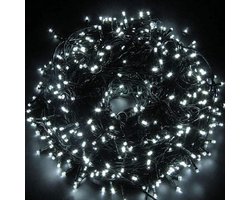 RYELDOM SHATCHI Luces decorativas en cadena para interior y exterior, árbol de Navidad, hogar, fiesta, boda y jardín, cable verde, 8 modos, alimentación eléctrica por red, temporizador automático