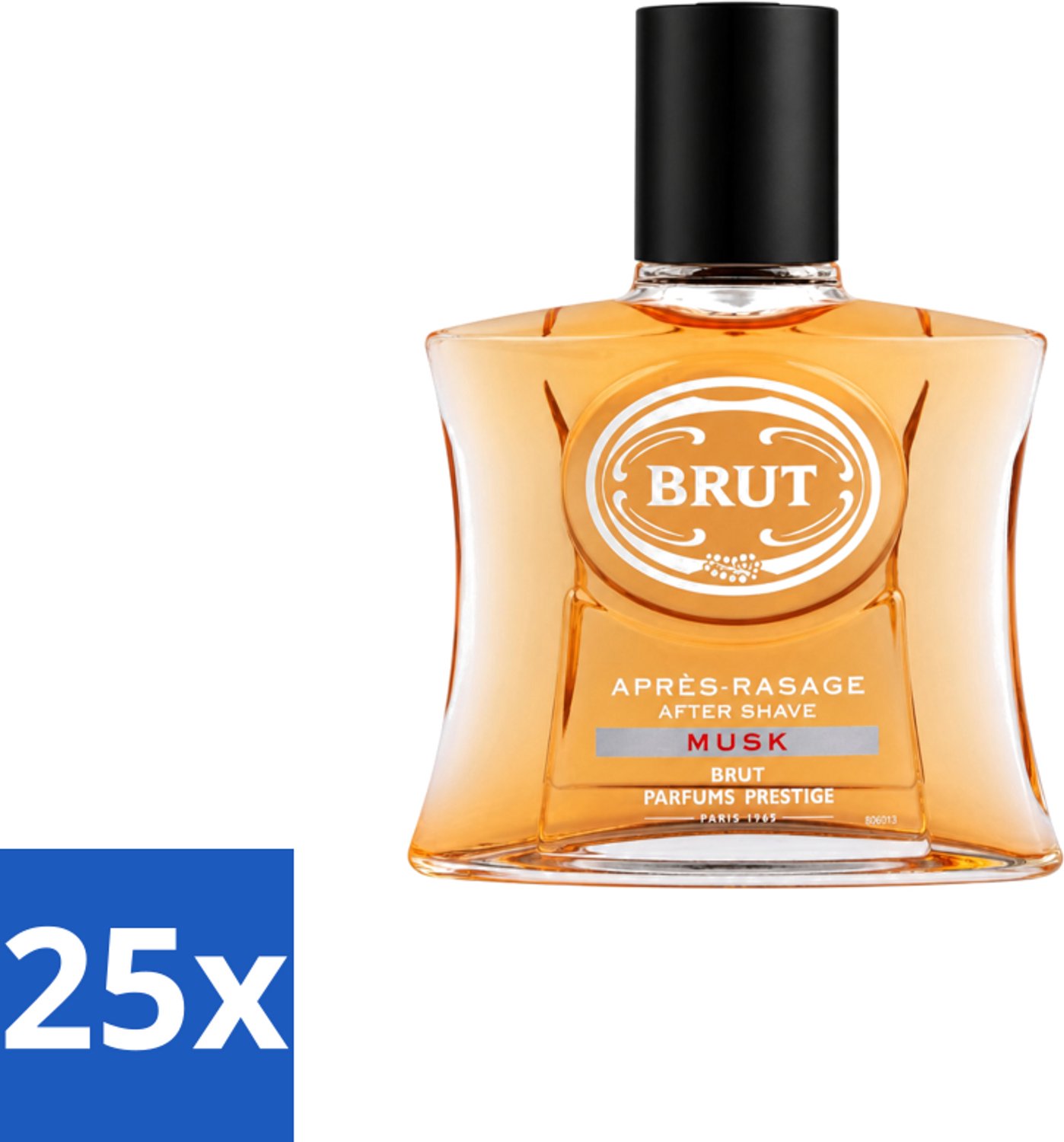 25 x Brut – Aftershave Lotion – Musk – 100 ml - Voordeelverpakking - 25 stuks