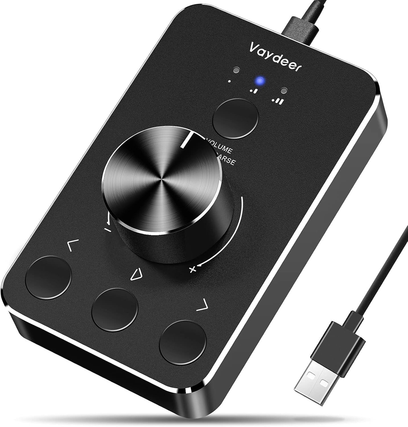 Volume Control voor PC - Multimedia Bediening met One Key Mute Functie, Geschikt voor Windows en Mac, Perfect voor Audio en Geluidsinstellingen