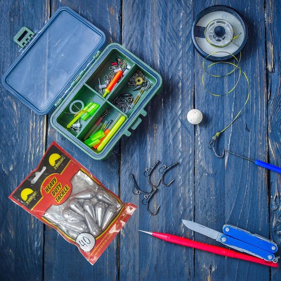 Merkloos Peer Lood Set 10 x 40g - Vissen met Swivel - Grondvissen — afbeelding 3