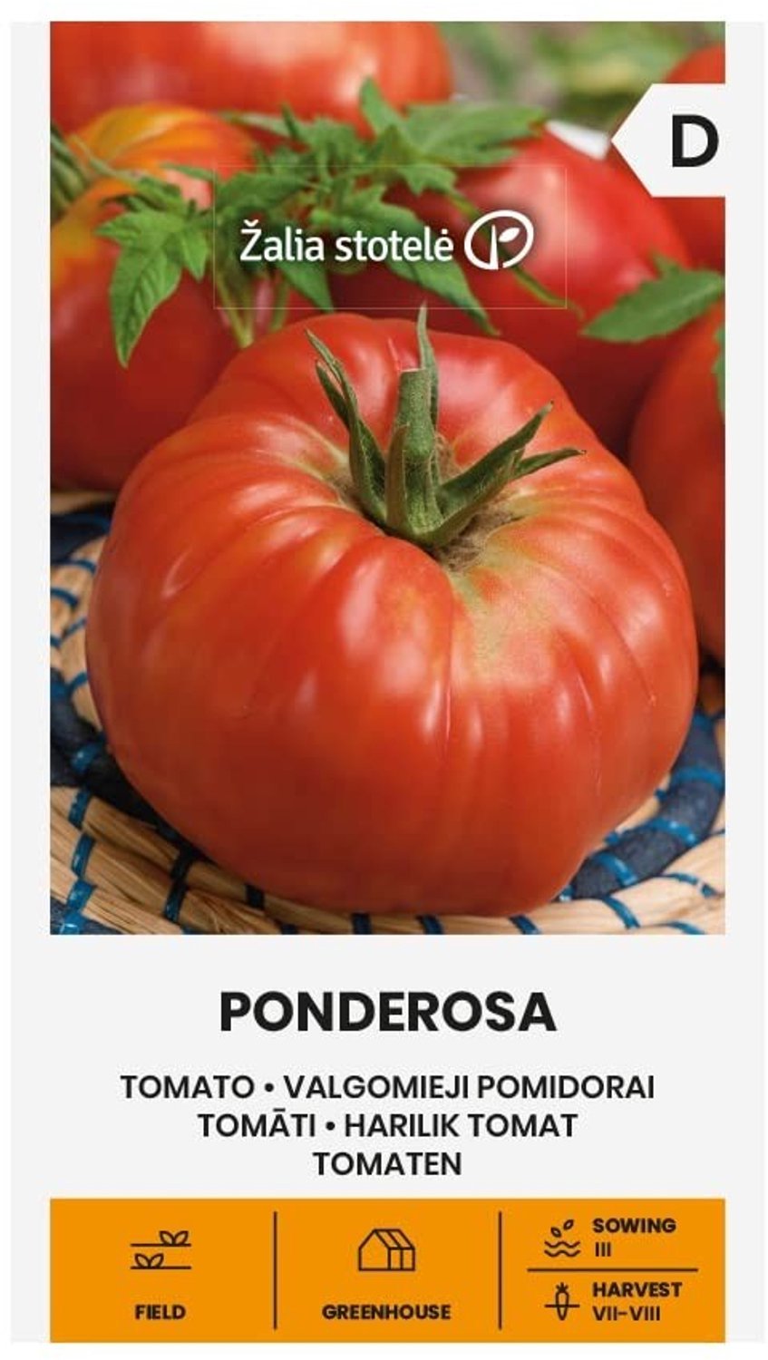 Ponderosa Tomaat Zaden - Biologisch en Veelzijdig