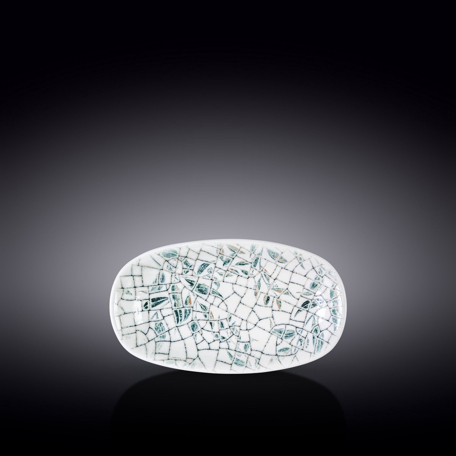 Wilmax Serveerblad 20x11 cm Meerkleurig Porselein WL-671542/A