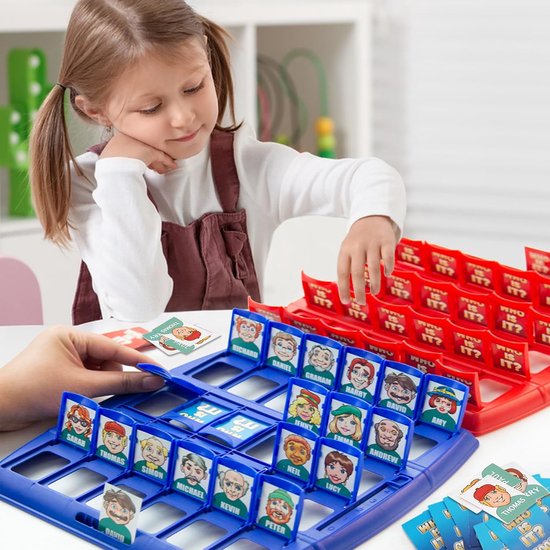 96 Stuks Wie is het Fun Bordspel Wie ben ik Klassiek bordspel Speelgoedspel voor kinderen voor familie- en feestplezier (kleur) — afbeelding 2