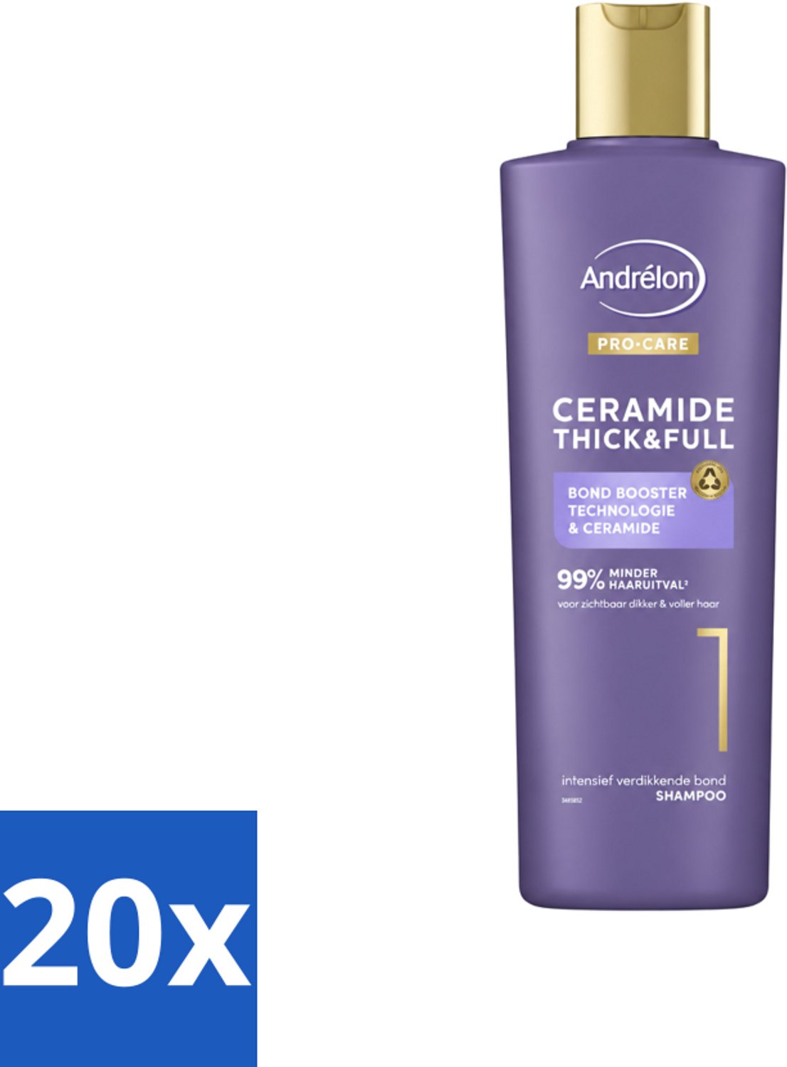 20 x Andrélon – Shampoo – Pro Care – 250 ml - Voordeelverpakking - 20 stuks