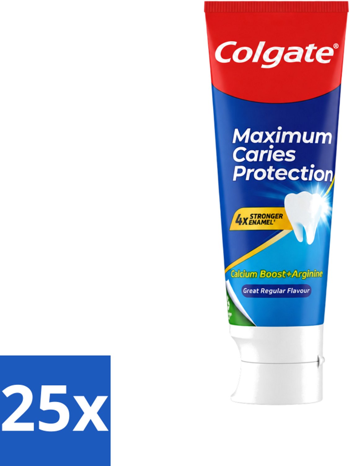 25 x Colgate - Carries Protection - Met Calcium - Tandpasta - 75ml - Voordeelverpakking - 25 stuks