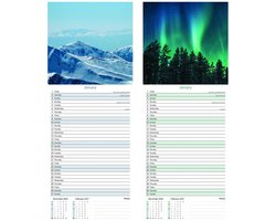 Blue & Green Planet Kalender 2027 Slimline