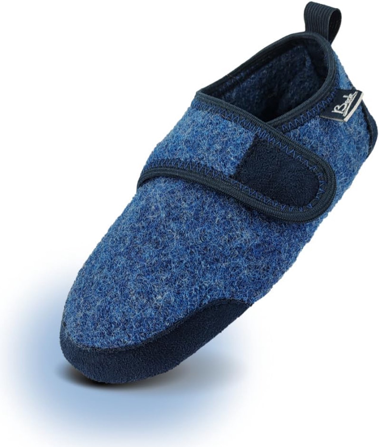 Beck Hausschuhe Cosy-3077 - Warme Pantoffels met Klittenband