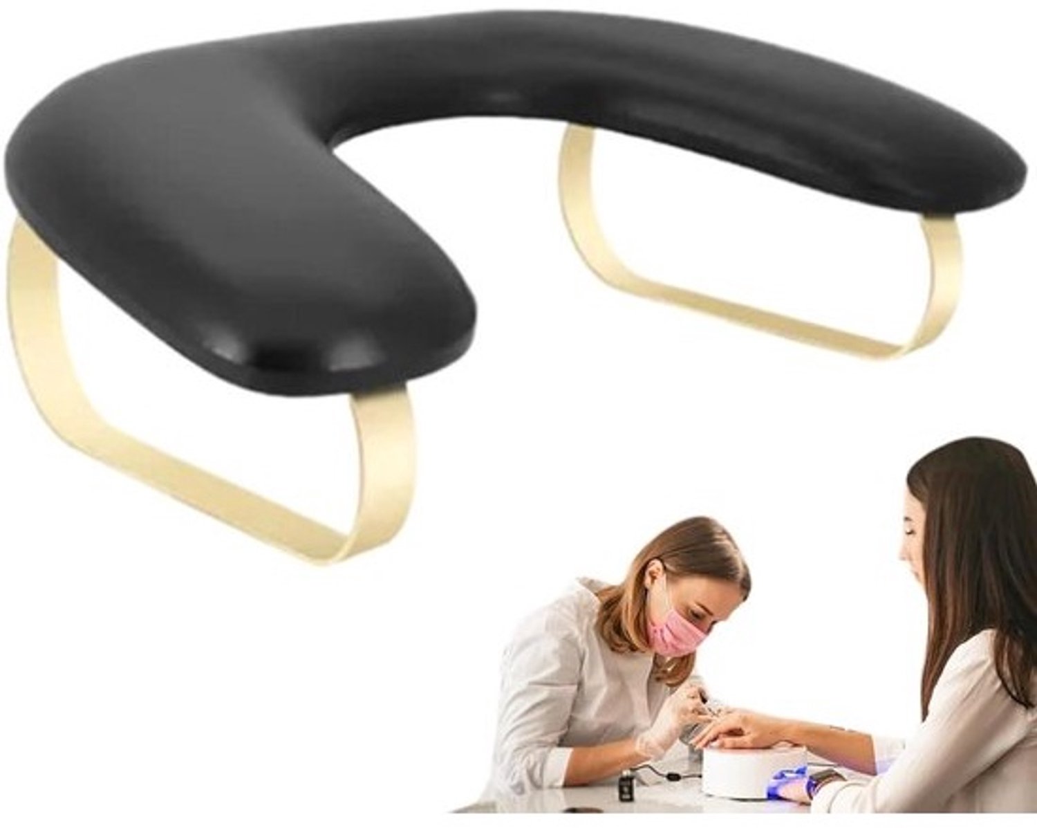 Nail Tech Armsteun - Polssteun voor manicure - Zelf nagels maken - Ergonomisch ontwerp - 44 x 29 x 15 cm