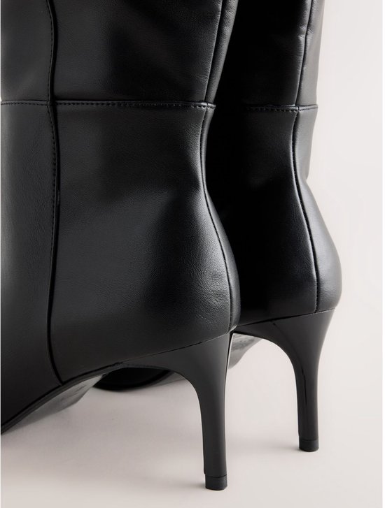 Next - Dames - Forever Comfort® knielaarzen met puntneus - Zwart