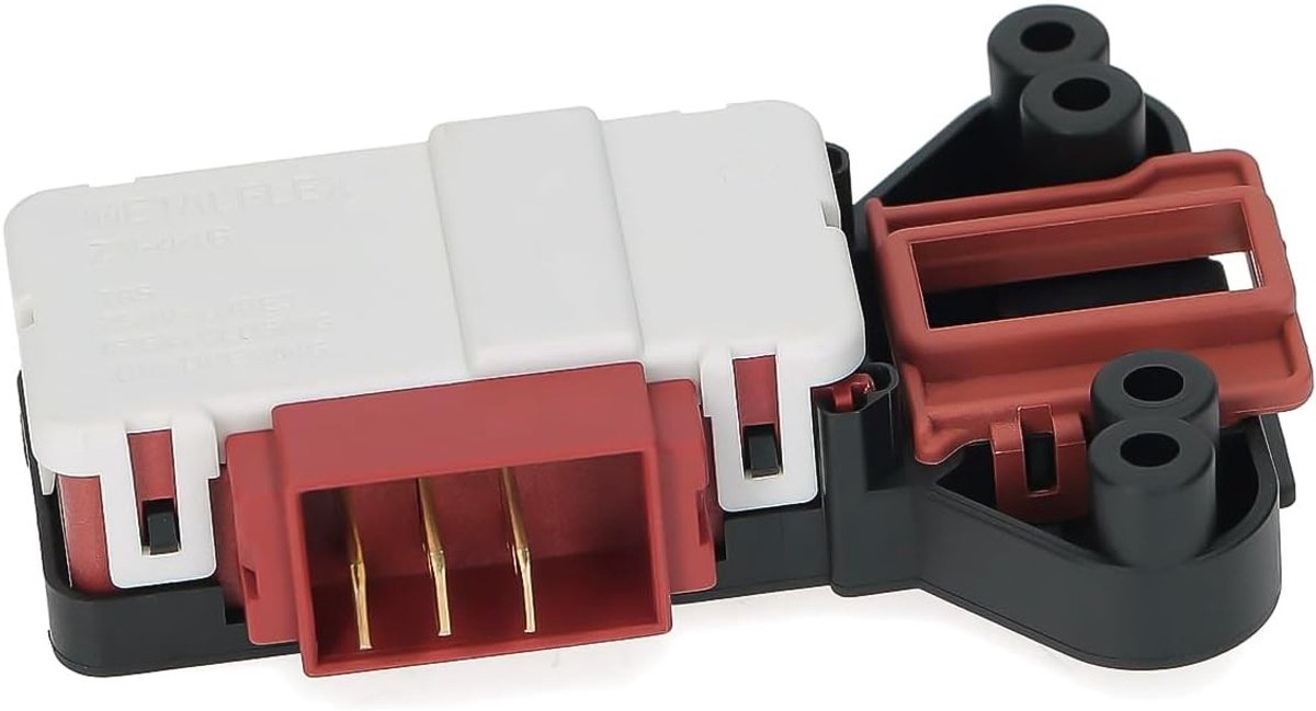 Deurvergrendeling relais schakelaar voor wasmachines, compatibel met ZV-446, T4, 2805310800, 2805311700 en 2805311600, vervangingsonderdeel voor optimale veiligheid en prestaties