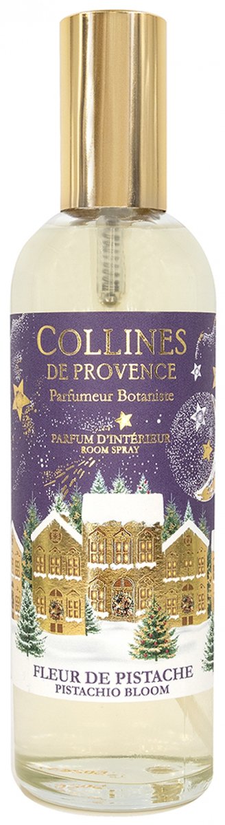 Collines de Provence Kerst Huisparfum 100 ml (Geur : Pistache bloem)