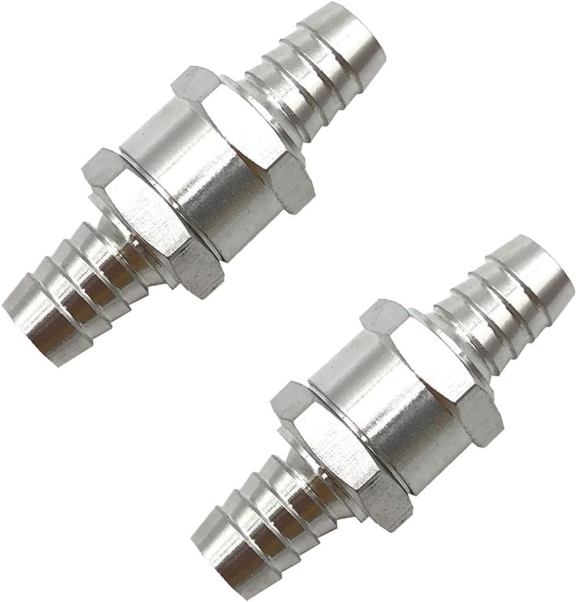 Aluminium terugslagklep voor brandstof - Controleer brandstofleiding voor benzine, diesel en olie (12mm)