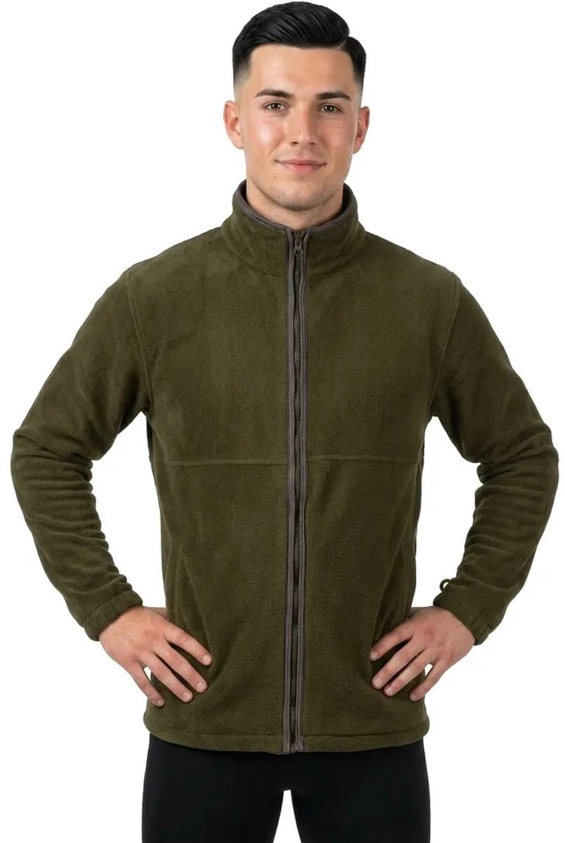 Baleno Henry Fleece Groen S Man
