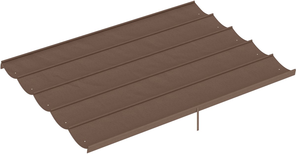 Uitschuifbare pergola/paviljoendak van 4 x 3 m - alleen het dak 350 x 260 cm