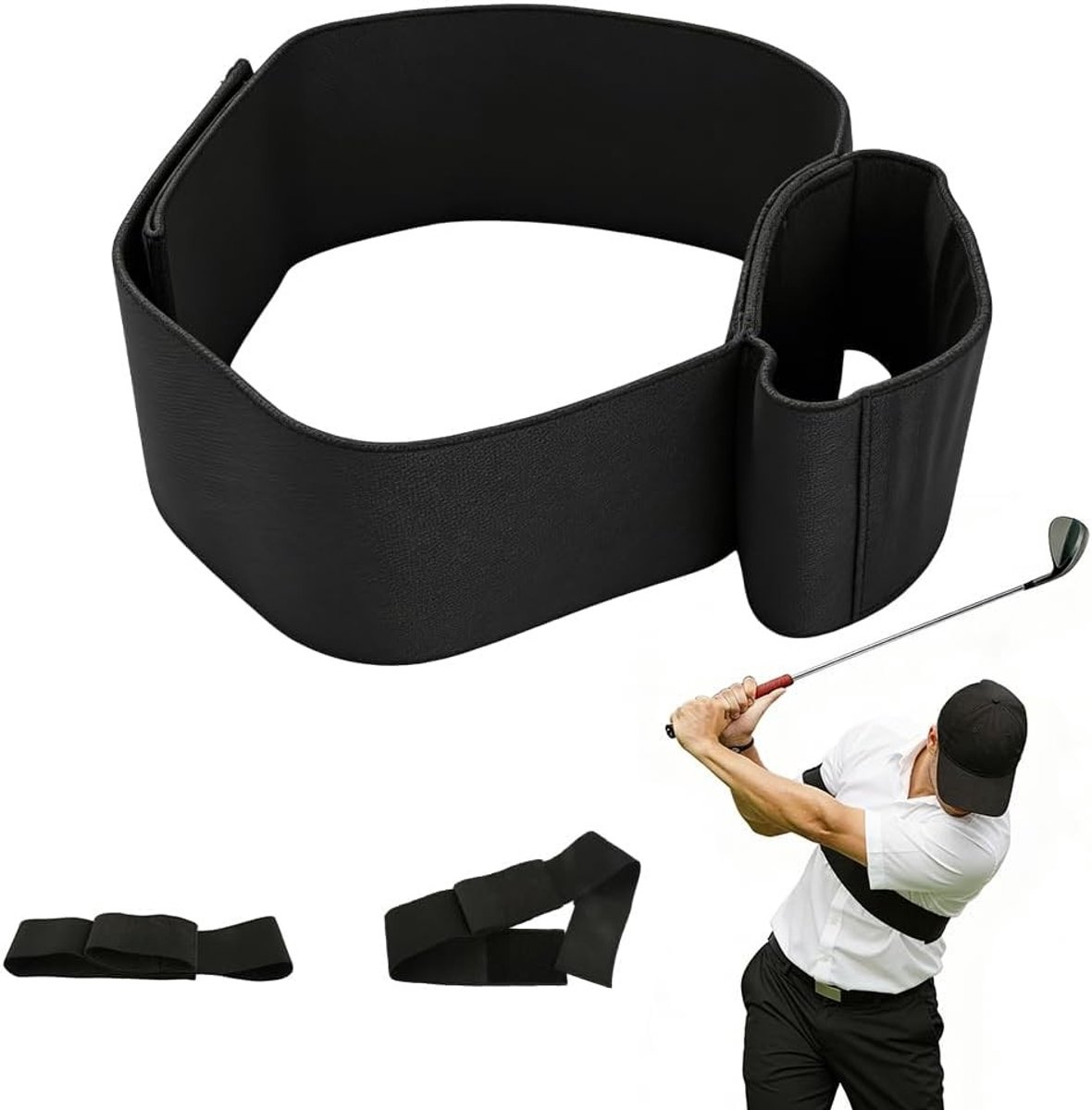 Verstelbare Armband voor Golftraining, Verbeter Stabiliteit en Corrigeer Vliegtechniek, Golfaccessoires voor Beginners en Gevorderden