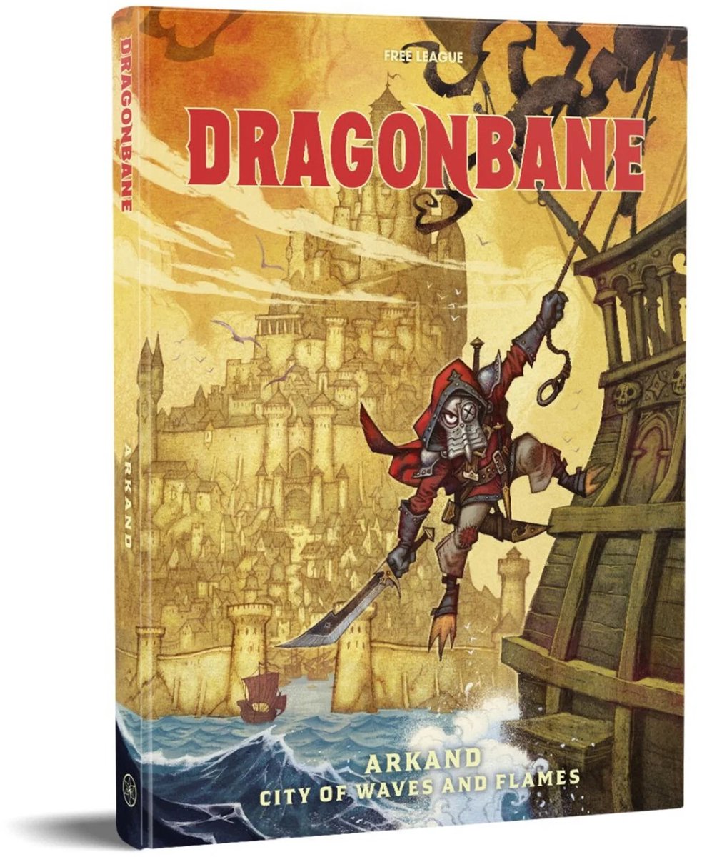 Dragonbane RPG: Arkand – City of Waves and Flames (EN)