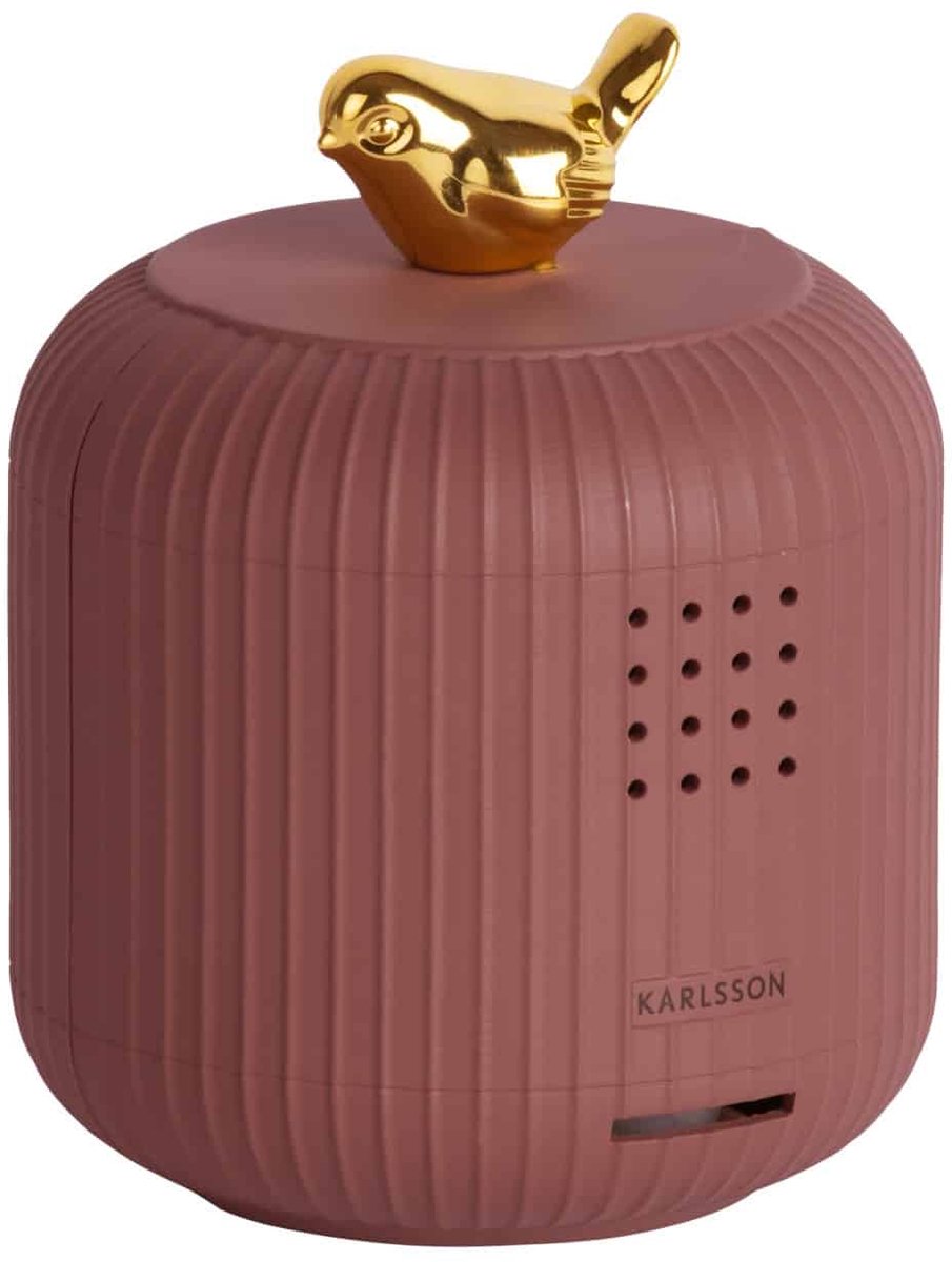 Karlsson Sound box Cadiz Bird - Bordeauxrood - 8x10.2x8cm - Scandinavisch - Polystyreen