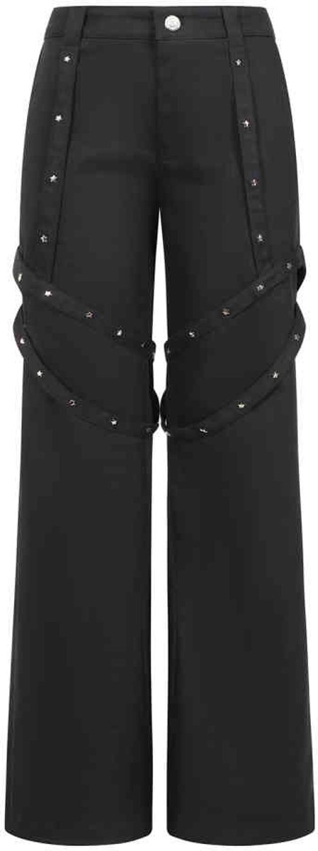 Banned - Esmeray Wijde broek - L - Zwart