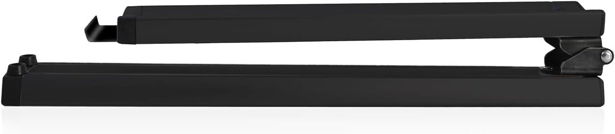 Fietsendrager trekhaak - Zwart - 116 x 15,5 x 10 cm - Opvouwbare Aluminium Oprijrail - Voor Achterdrager Genio Pro Advanced en Strada Trail 2