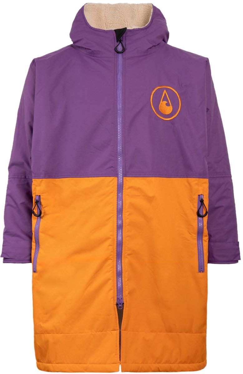 Wave Hawaii Storm Poncho Yukon Purple S - M WH4126SM Paars 120 x 85 cm
