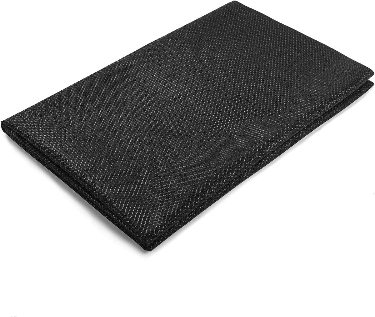 Antislip mat fitnessapparaat - Zwart - 100 x 120 cm - Rubberen Beschermmat - Universeel Gebruik