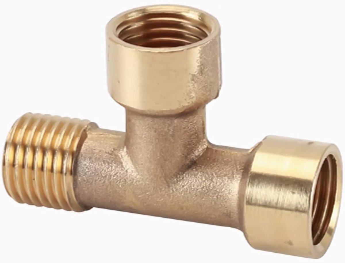 M14*1.5 Messing T-stuk voor Landbouw en Huishoudelijk Gebruik, Draadverbinder voor Water- en Luchtleidingen, Coarse-Grained Adapter Kit