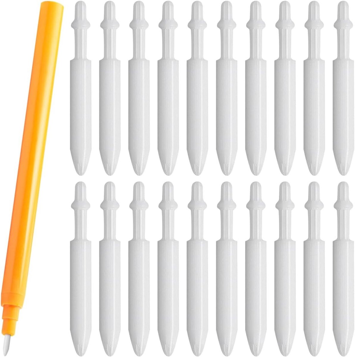 Reservepunten voor acrylmarkers - 20 stuks duurzame nylon punten, navulpunten voor kleurstiften, verlengt levensduur voor kunstenaars en knutselaars