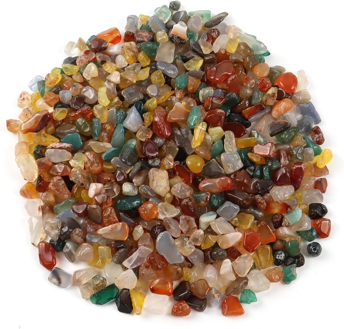 Kleurige Decoratieve Steentjes 4-6 mm voor Aquariums, Tuinen en Vazen - Ideaal voor Succulenten en Creatieve Decoratie