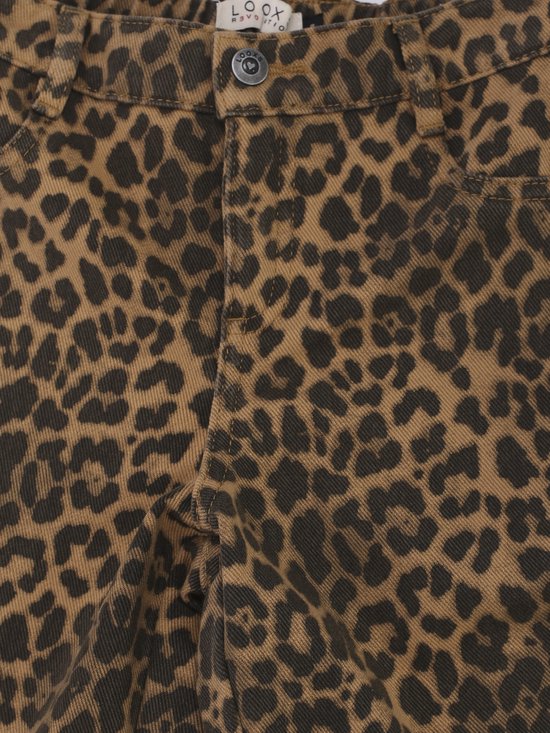 LOOXS Little Meisjes broek - Maat 116 in de kleur beige van 68% COTTON 32% POLYESTER - 2632-7645-442