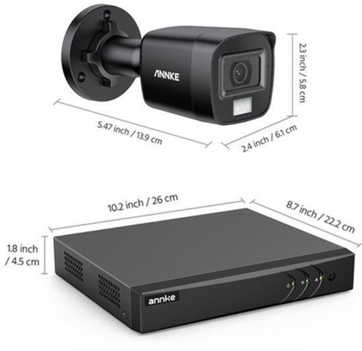 12MP Beveiligingscamera – IP Camera – Camerabewaking – Dome Camera – Veiligheidscamera – Set van 4 – Mens- en Voertuigdetectie – Kleurennachtzicht met Dual Light