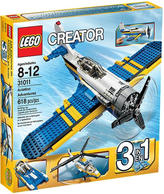 LEGO Creator Aviation Adventures, Bouwpakket, 8 jaar, 618 stuk(s)
