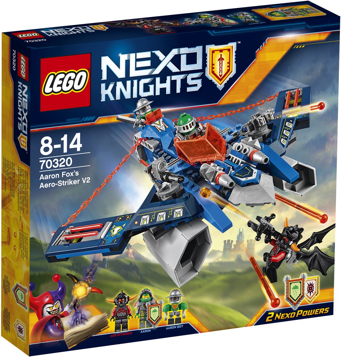 LEGO NEXO KNIGHTS Aaron Fox's aerojager V2 70320