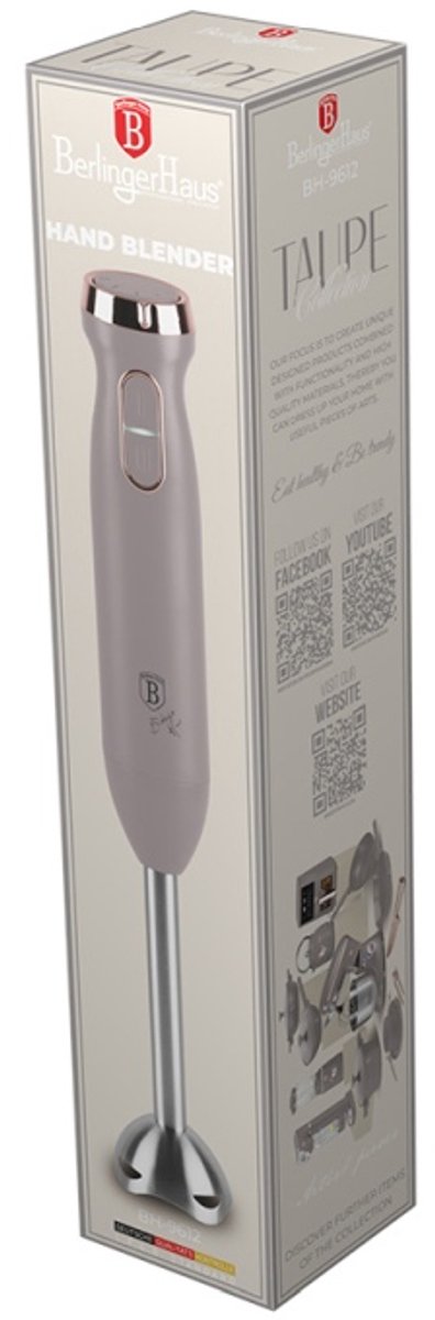 Staafmixer 800 W Taupe Collection van BerlingerHaus — afbeelding 3