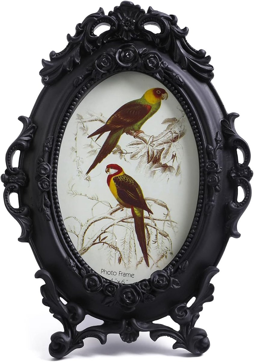 Fotolijst - Polyresin - Vintage - Handgemaakt - Zwart