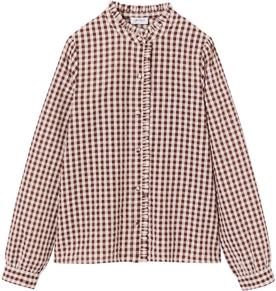 Jonen Meisjesblouse met ruches, lange mouw