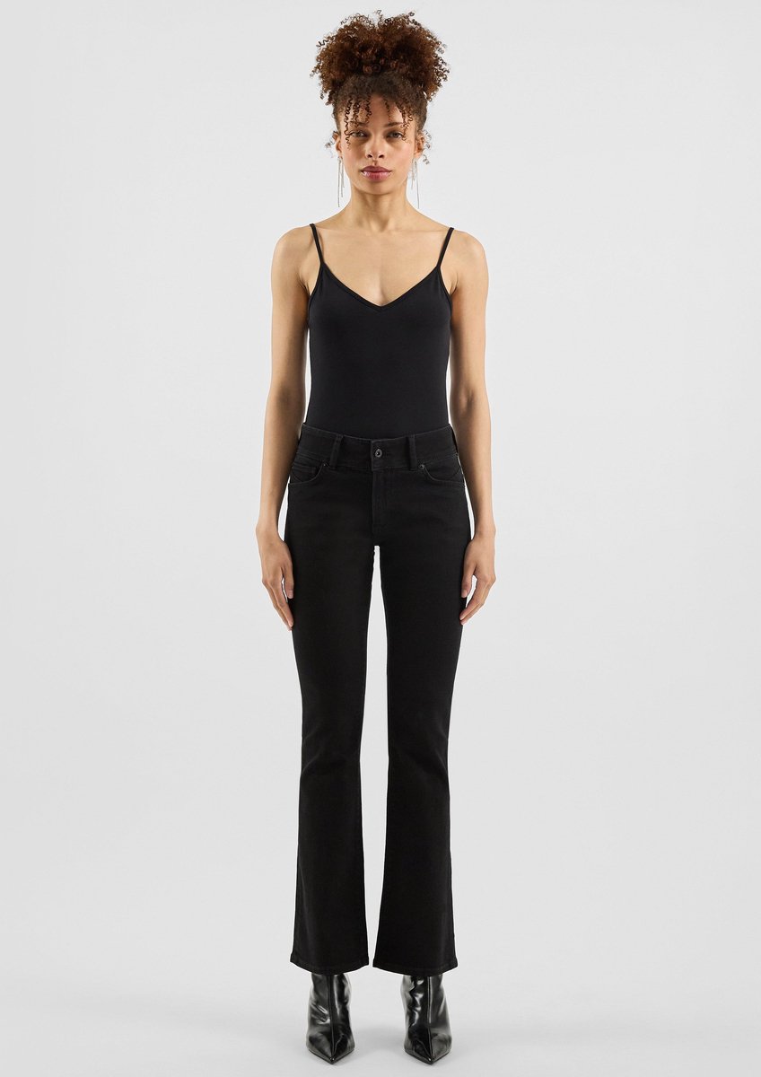 Q/S designed by - Dames broek - Maat W32 x L30 - Vrouwen - ZWART - zak voering