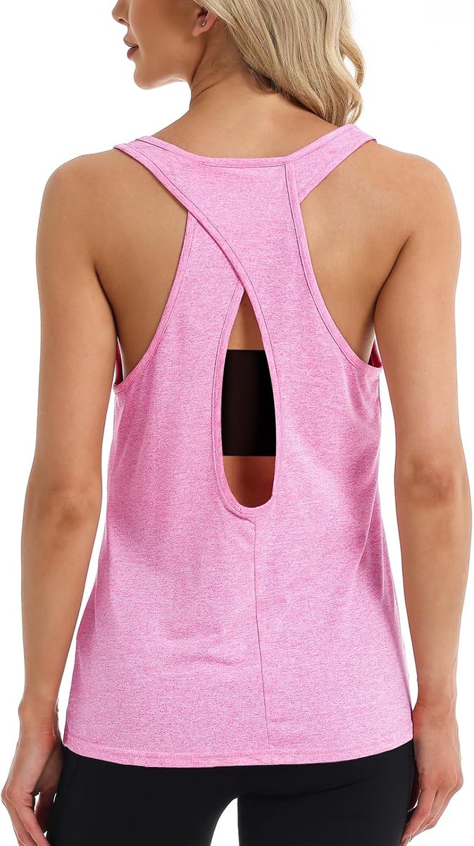 Tanktops voor dames, sport, yoga, racerback, fitness