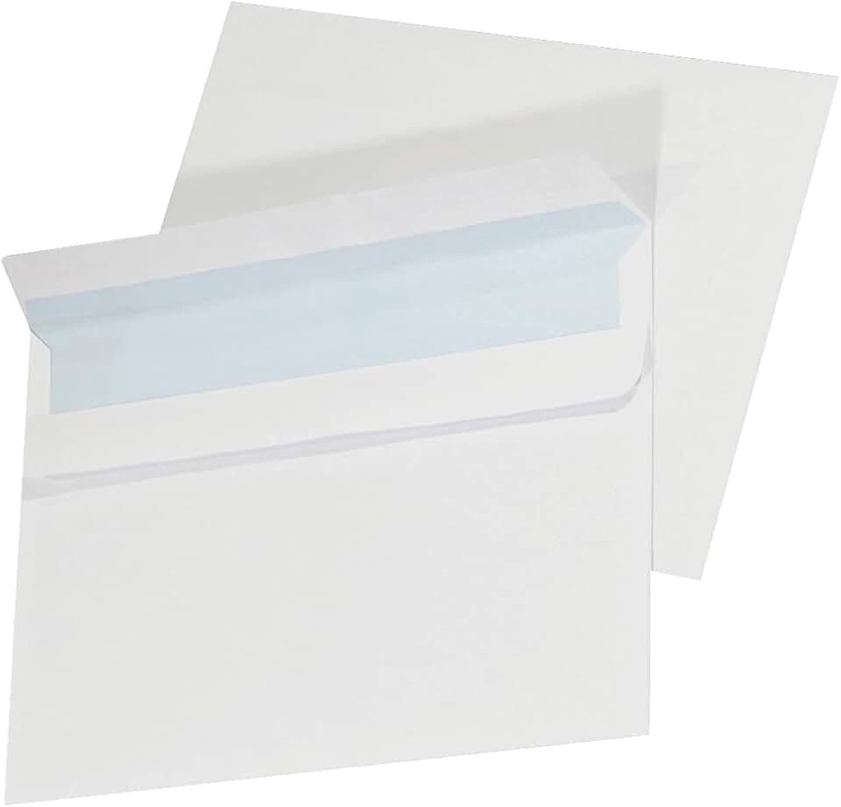 Enveloppen kantoorproducten SK C5 162 x 229 mm 90 gsm 500 stuks opening aan de lange zijde wit/type zelfklevend/art-SK/kleur wit/formaat C5 / gramgewicht (g/m2)-90