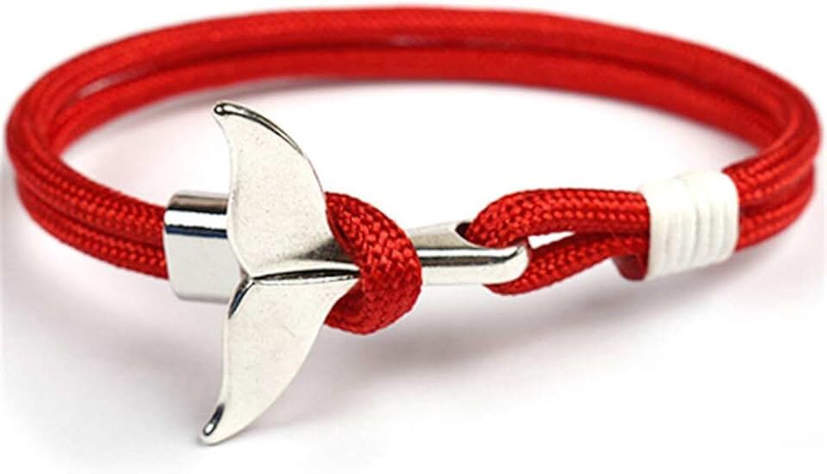 Walvis armband heren dames zeezicht zilver
