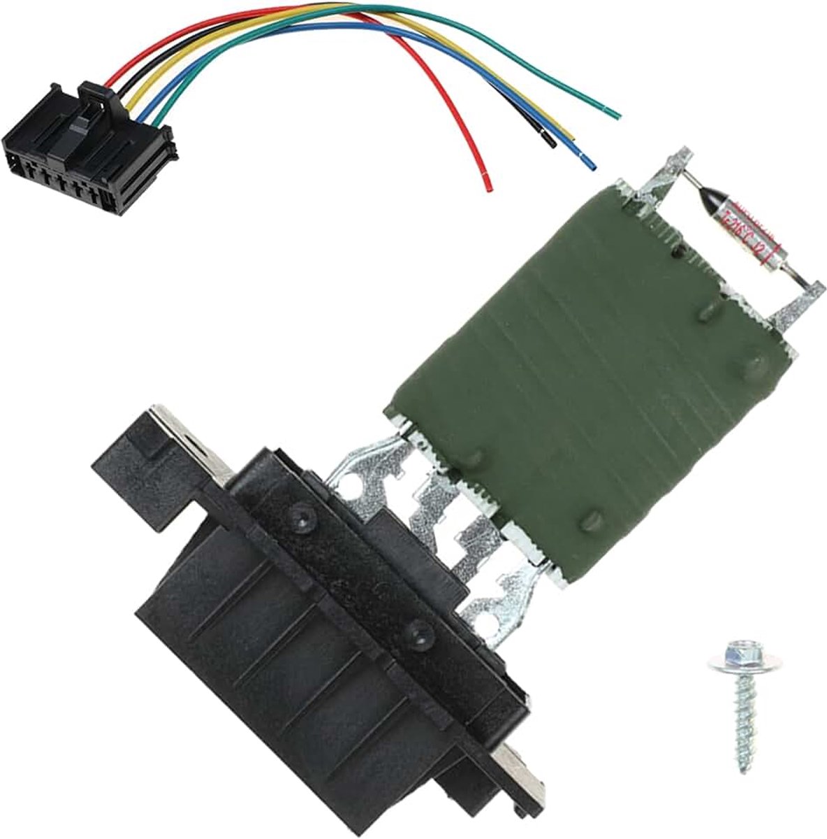 Horse Weerstand ventilator en stekker voor Fiat Doblo Ducato Grande Punto Linea Punto Evo Qubo Vauxhall Corsa Alfa Romeo Mito 13248240 77364061 6450XR