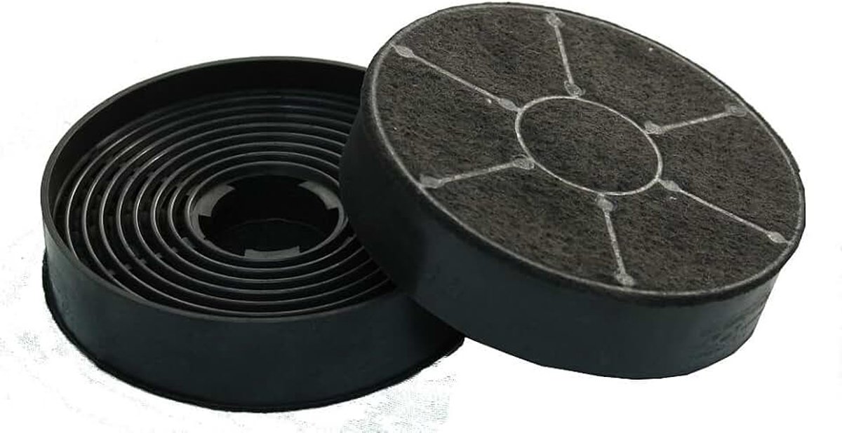 Koolfilter vervanging voor PKM CF130 (50053) - geschikt voor afzuigkappen 9091H, 9038B, 6091H, 8888H, UBH6002T - 2 stuks