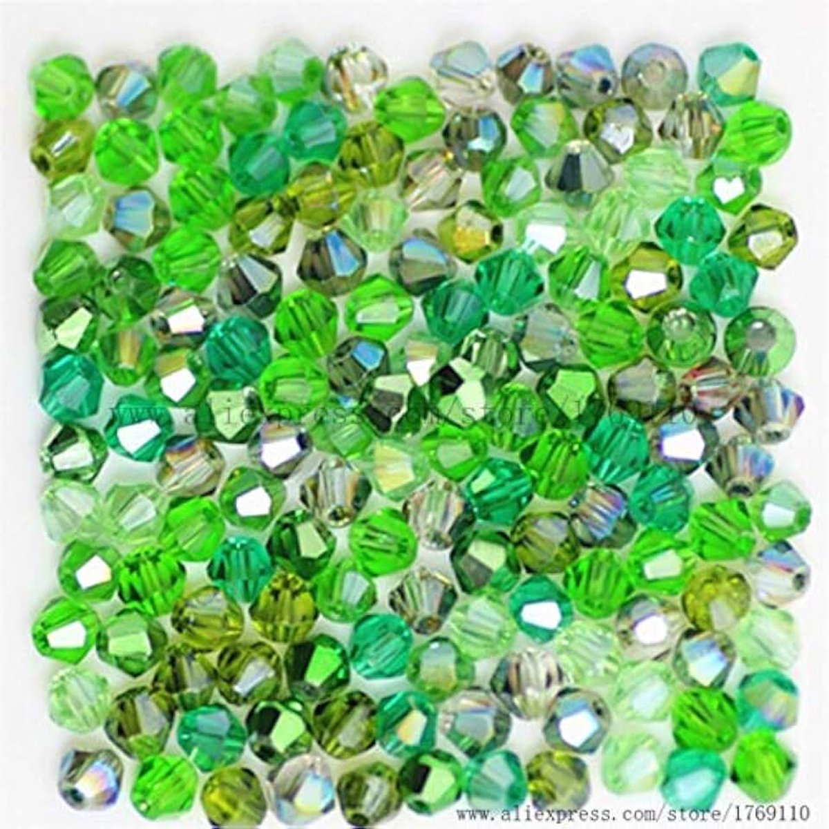 Koper AB Kleur 100 stks 4mm Bicone Oostenrijk Crystal Kralen bedel Glas Kralen Losse Spacer Bead voor DIY Sieraden maken