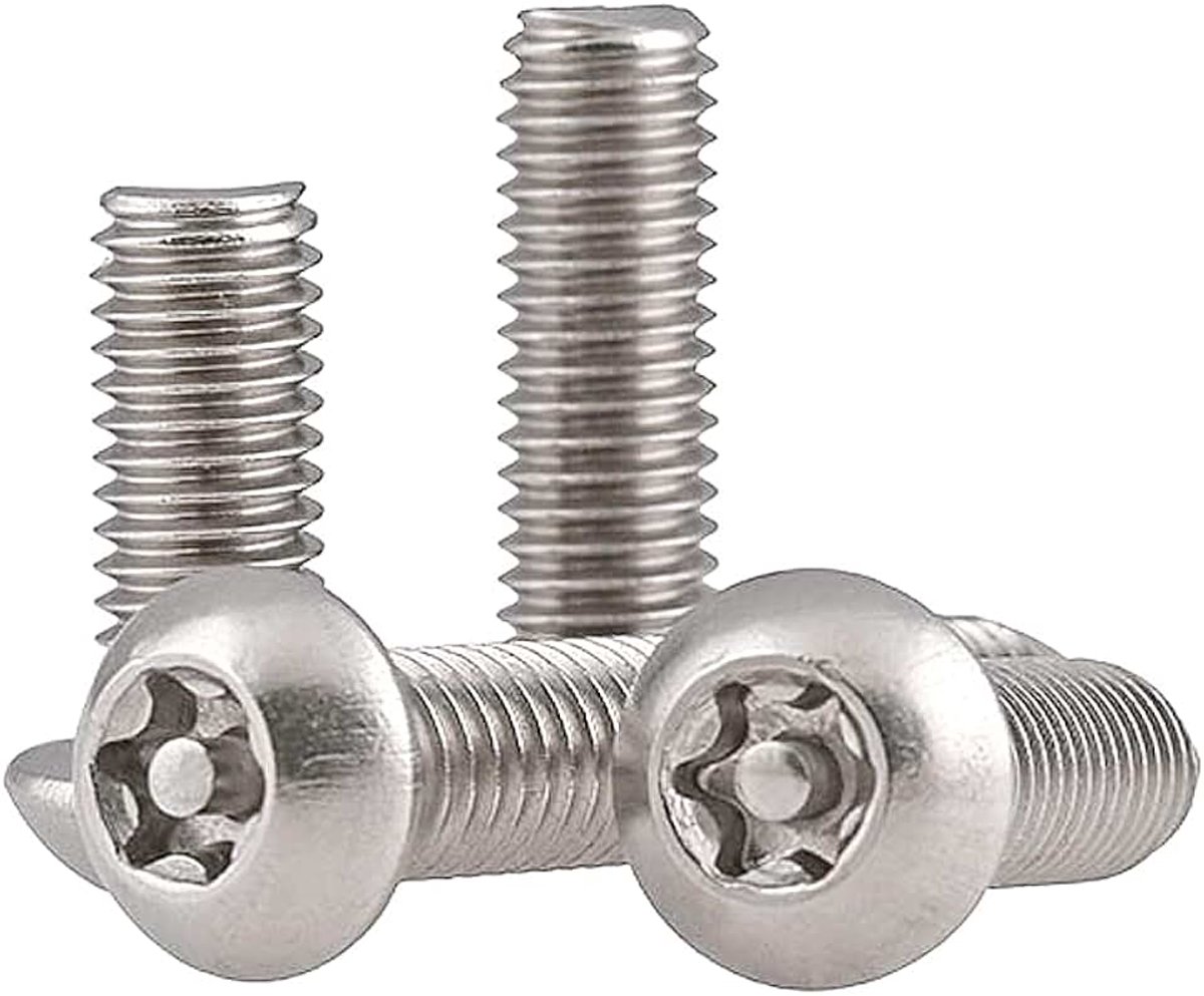 Ronde Kop Dome Hoofd Torx Schroeven Schroef Bout Beveiliging Anti Diefstal Machineschroeven M4×8mm,20 pcs